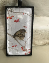 Winter Sparrow Necklace