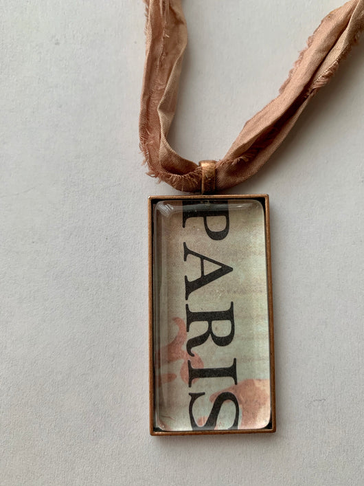 “Paris” Recycled Glass Necklace